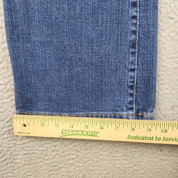 Levi's Jeans Womens Sz 14 Curvy Bootcut Dark Wash 515 Stretch Blue Denim Ladies - Picture 5 of 11